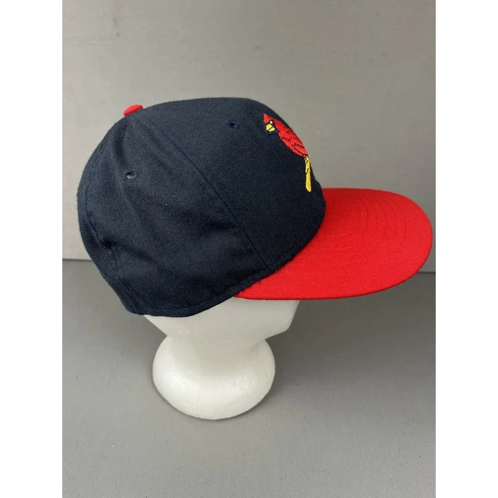 Vintage St Louis Cardinals MLB Fitted Hat Size 7 Roman Pro Leather Band